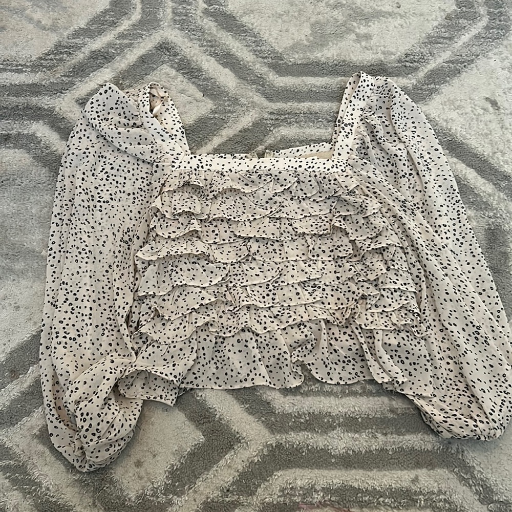 Boutique ruffle top